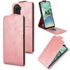 Custodia in pelle con chiusura magnetica verticale per Xiaomi Poco C71 / Redmi A5 4G da 171,7 mm con fibbia (oro rosa)