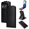 Custodia in pelle con chiusura magnetica verticale per Cubot A30 (nera)