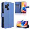 Custodia in pelle con texture a diamante per TCL 60R 5G (blu)
