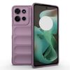 Custodia in TPU + flanella per Motorola Moto G75 5G Global Magic Shield (viola)