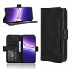 Custodia in pelle per OPPO F29 5G con texture in vitello e slot per carte (nera)