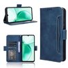 Custodia in pelle con texture di vitello effetto pelle di vitello per ZTE Blade A35e Z2466 (blu)
