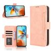 Custodia in pelle con slot per schede per ZTE Nubia Music 2, effetto pelle di vitello (rosa)