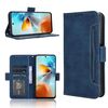 Custodia in pelle con slot per schede e texture in vitello per ZTE Nubia Music 2 (blu)