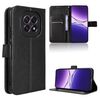 Custodia in pelle con texture a diamante per OPPO F29 5G (nero)