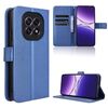 Custodia in pelle con texture a diamante per OPPO F29 5G (blu)
