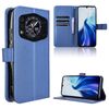 Custodia in pelle con texture a diamante per Cubot A30 (blu)