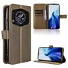 Custodia in pelle con texture a diamante per Cubot A30 (marrone)
