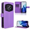 Custodia in pelle con texture a diamante per Cubot A30 (viola)