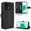 Custodia in pelle con trama a diamante per ZTE Blade A35e Z2466 (nera)