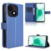Custodia in pelle con trama a diamante per ZTE Blade A35e Z2466 (blu)