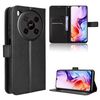 Custodia in pelle con texture a diamante per ZTE Blade V70 Max (nera)