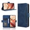 Custodia in pelle con texture di vitello per Doogee Note 58 / Note 58 Pro (blu)