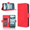 Custodia in pelle con texture in vitello per Umidigi G100 / G100A (rosso)