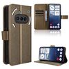 Custodia per telefono For Nothing Phone 3a in pelle con texture a diamante (marrone)