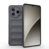 Custodia in TPU + flanella Magic Shield per Redmi K80 5G / Xiaomi Poco F7 Pro (grigio scuro)