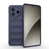 Custodia in TPU + flanella Magic Shield per Redmi K80 5G / Xiaomi Poco F7 Pro (blu scuro)