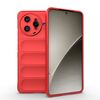 Custodia in TPU + flanella Magic Shield per Redmi K80 Pro 5G (rosso)