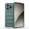 Custodia in TPU + flanella Magic Shield per Redmi K80 Pro 5G (verde scuro)