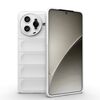 Custodia in TPU + flanella Magic Shield per Redmi K80 Pro 5G (bianca)