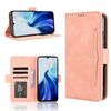 Custodia in pelle con slot per carte di credito per Cubot A30, effetto pelle di vitello (rosa)