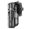 P15-C 2 in 1 Supporto per telefono con treppiede magnetico portatile, bastone per selfie telescopico con portachiavi (nero)