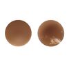 Adesivi per il seno in silicone ultrasottili e invisibili anti-urto, dimensioni: 8 cm (marrone scuro)
