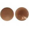 Adesivi per il seno in silicone anti-urto invisibili e ultrasottili, dimensioni: 13 cm (marrone scuro)