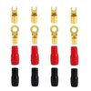 Set di guaine morbide isolanti per terminali in ottone per modifica audio per auto