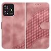 Custodia in pelle con motivo a testa di elefante in rilievo per ZTE Blade A73 4G / Blade V50 4G YX0060 con cordino (rosa)