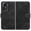 Custodia in pelle con cordino per telefono cellulare con stampa testa di elefante per ZTE Blade V41 Smart YX0060 (nero)