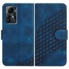 Custodia in pelle con cordino per telefono cellulare con stampa testa di elefante per ZTE Blade V41 Smart YX0060 (blu reale)