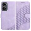 Custodia in pelle con stampa testa di elefante e cordino per ZTE Blade V50 Design 5G / Nubia Neo 5G YX0060 (viola chiaro)