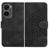 Custodia in pelle con stampa a testa di elefante e cordino per ZTE Blade V50 Design 5G / Nubia Neo 5G YX0060 (nero)