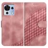 Custodia in pelle con cordino per telefono cellulare con stampa testa di elefante per ZTE Blade V50 Vita YX0060 (rosa)