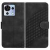 Custodia in pelle con cordino per telefono cellulare con stampa testa di elefante per ZTE Blade V50 Vita YX0060 (nero)