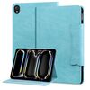 Custodia in pelle con fibbia a forma di gatto per tablet Lenovo Tab K10C / E10C (blu cielo)