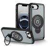 Custodia magnetica con supporto ad anello per iPhone 16e (grigio)