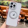Custodia trasparente con supporto ad anello MagSafe per iPhone 13 Pro (bianca)