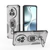Custodia per telefono ibrida in TPU con supporto in metallo per Realme 14 Pro+ (grigio)