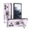 Custodia per telefono ibrida in TPU con supporto in metallo per Redmi Note 14 5G (viola)