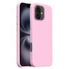 Custodia per iPhone 16 Burom Cloud Sensing in silicone liquido ultrasottile con copertura totale (pesca)
