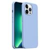 Custodia per iPhone 13 Pro Max Burom Cloud Sensing in silicone liquido ultrasottile con copertura totale (blu foschia)