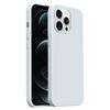 Custodia per iPhone 12 Pro Burom Cloud Sensing in silicone liquido ultrasottile con copertura totale (blu ghiacciaio)