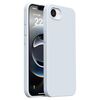 Custodia per iPhone 16e Burom Cloud Sensing in silicone liquido ultrasottile con copertura totale (blu ghiacciaio)