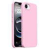 Custodia per iPhone 16e Burom Cloud Sensing in silicone liquido ultrasottile con copertura totale (pesca)