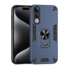 Custodia antiurto in metallo con anello per telefono vivo V50 Lite 5G (blu)