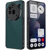 Custodia in pelle liscia ultrasottile per telefono For Nothing Phone 3a Pro (verde)