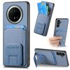 Custodia pieghevole in fibra di carbonio per Huawei Mate 70 Pro+ (blu)
