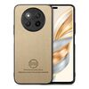 Custodia in similpelle con retro in tessuto twill per Honor X60 Pro (cachi)
